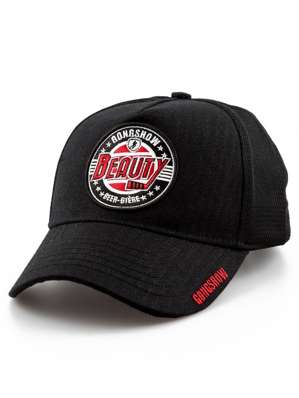 Black 'Beauty' Patch Trucker Hat